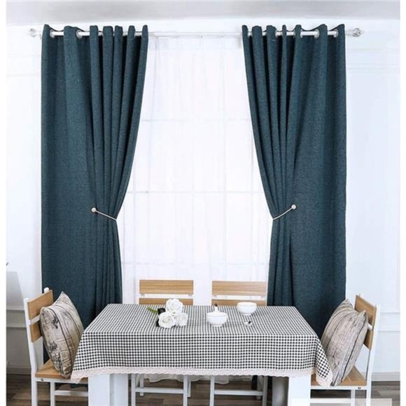 6 Pack Magnetic Curtain Tiebacks, Decorative Curtain Holdbacks for Window Décor - Picture 5 of 6